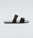Saint Laurent Ios leather sandals