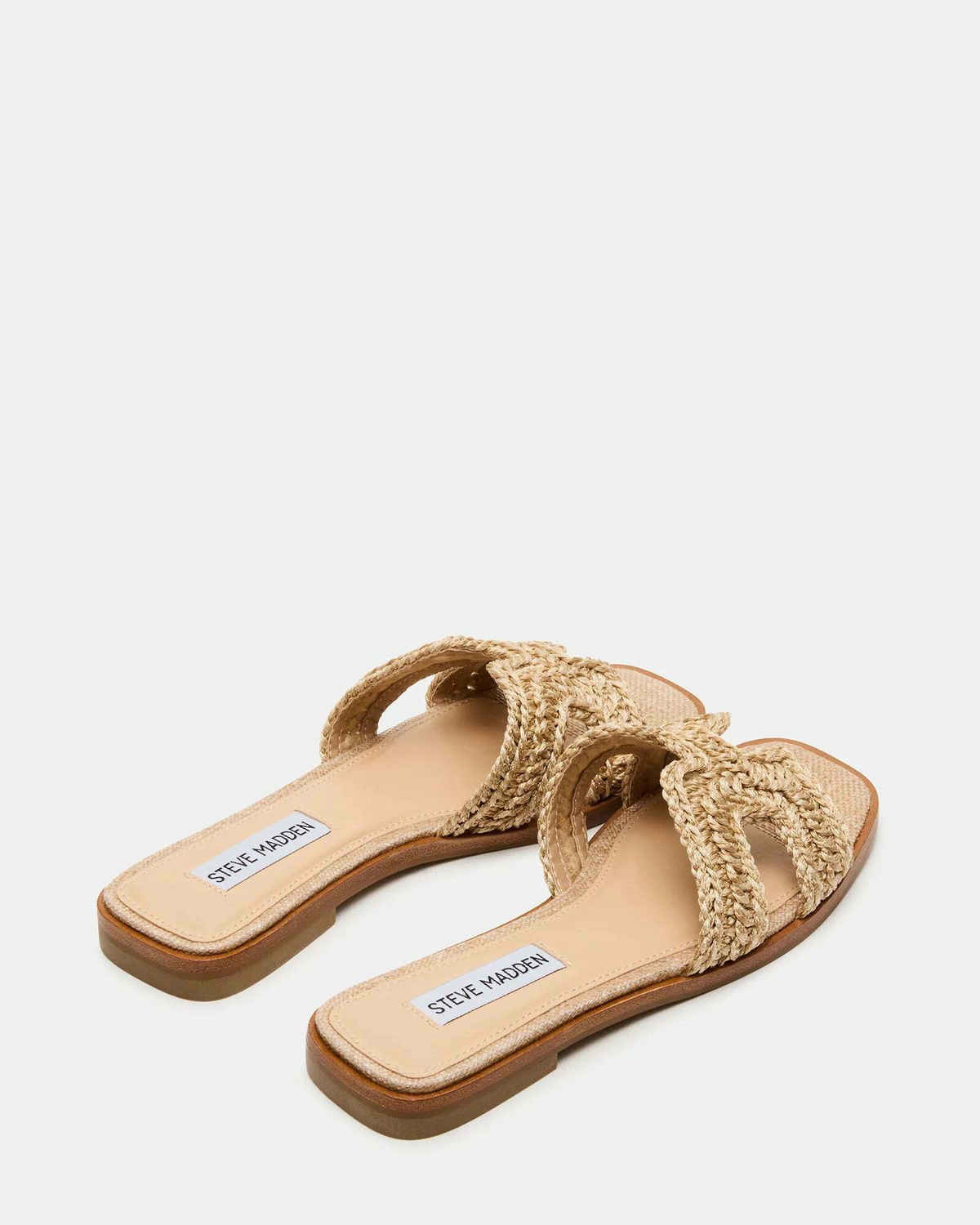 Steve Madden Hadyn-Raffia Sandals in Natural