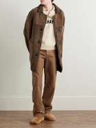 BODE - Ranch Reversible Shearling Coat - Brown