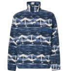 Patagonia - Snap-T Printed Synchilla Fleece Sweatshirt - Men - Navy