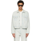 Fear of God Blue Bleached Denim Classic Trucker Jacket