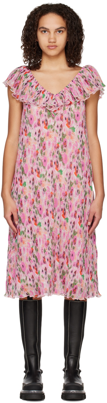 knee length dresses for ladies Garden Party Glow Midi in White