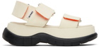 SUNNEI SSENSE Exclusive White Platform Sandals