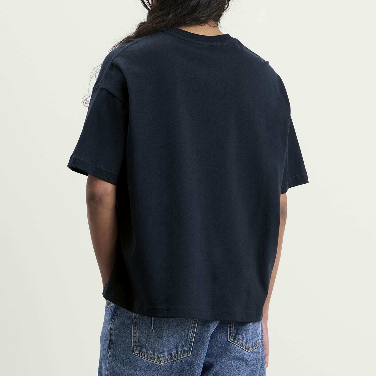 A.P.C. Men's Bruno Applique Logo T-Shirt in Dark Navy