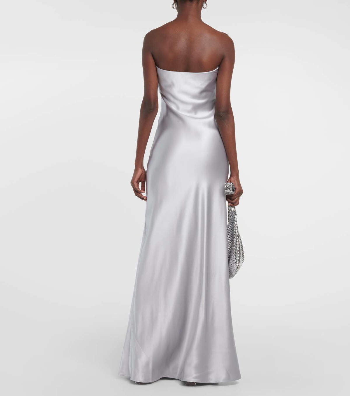 Christopher Esber Palladium strapless satin gown