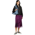 Marc Jacobs Blue 'The Bow Denim Sack' Bag
