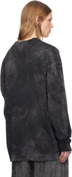 Juun.J Black New Dyeing Long Sleeve T-shirt