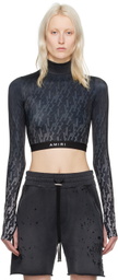 AMIRI Black Burnout Top