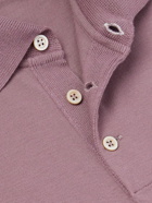 Brunello Cucinelli - Slim-Fit Cotton-Piqué Polo Shirt - Purple