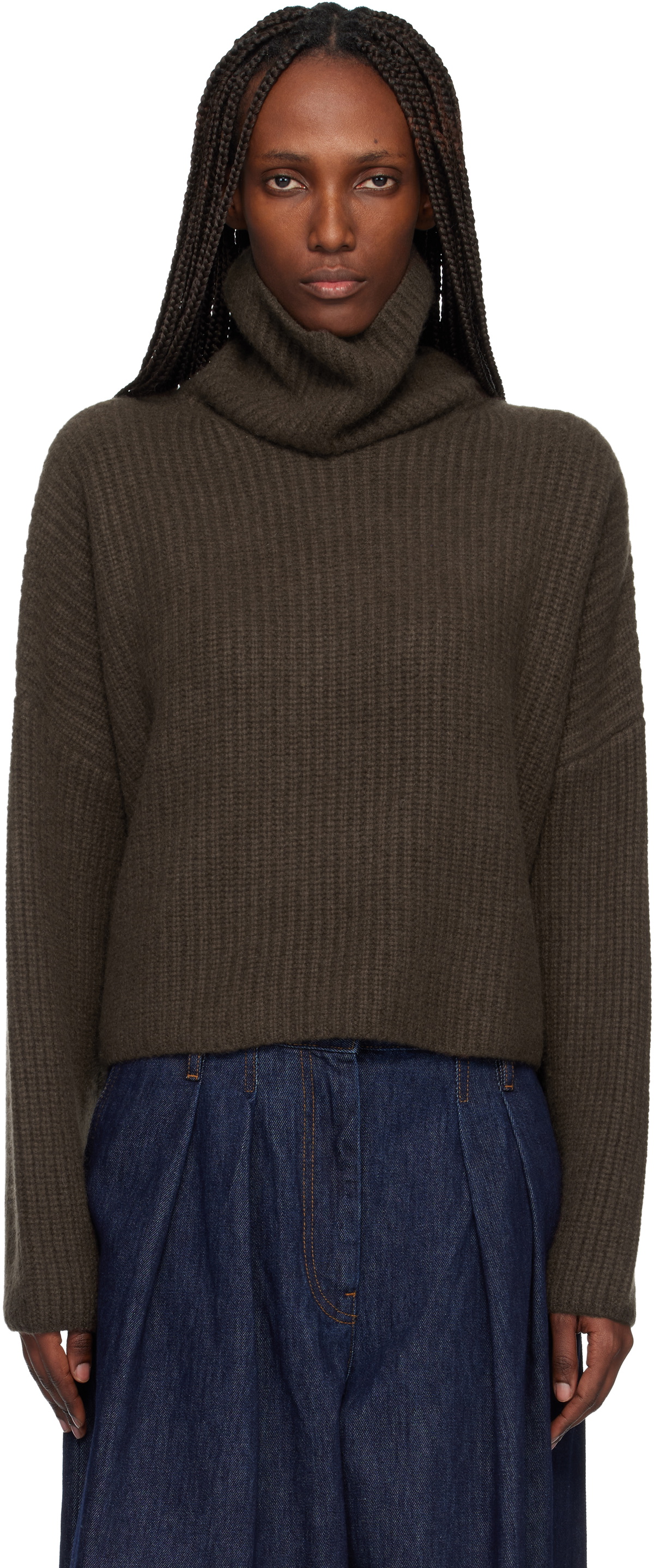 arch4 Brown Delphine Turtleneck