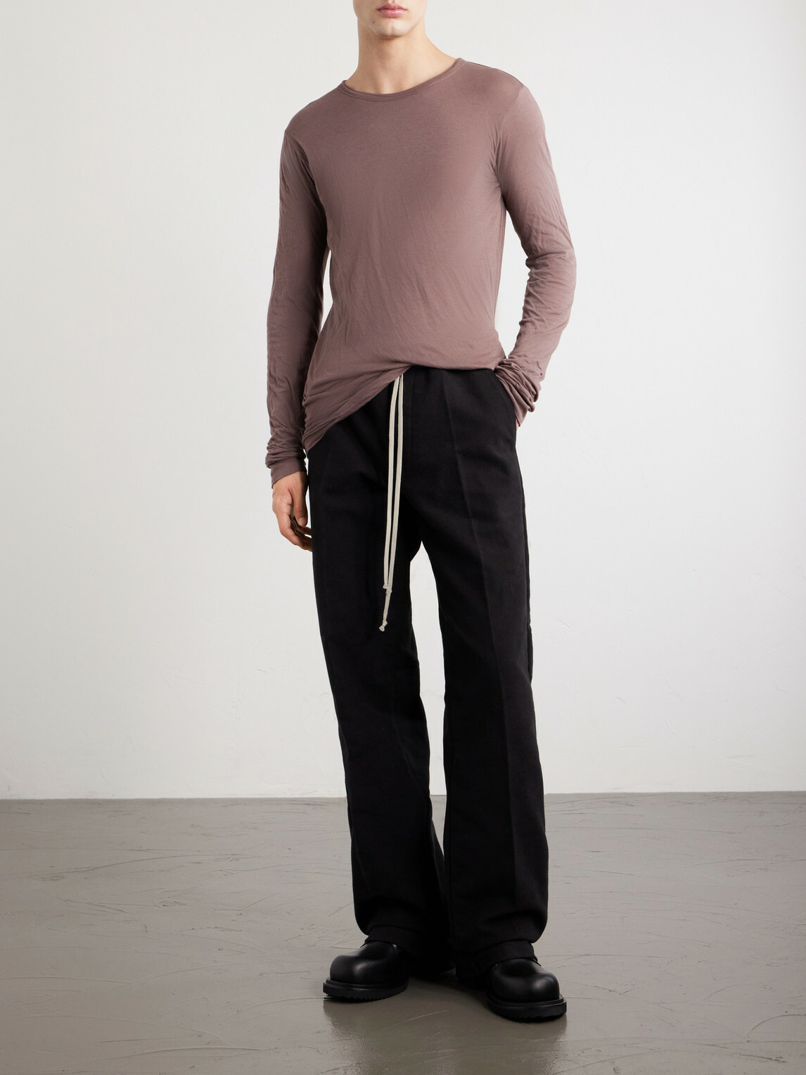 Rick Owens - Double Cotton T-Shirt - Purple