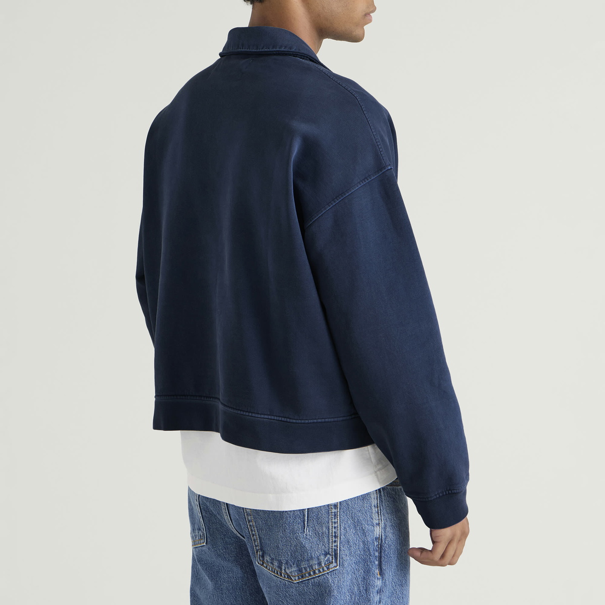 Picante Men's Everyday Polo Sweatshirt in Navy