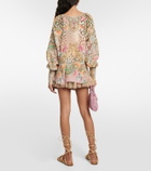 Camilla Printed silk blouse