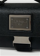 Dolce & Gabbana - Logo Plaque Crossbody Bag in Black