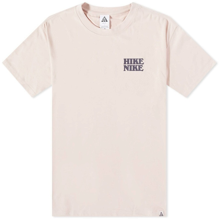 Photo: Nike Men's ACG Hike T-Shirt in Pink Oxford