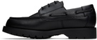 KLEMAN Black Donato Boat Shoes