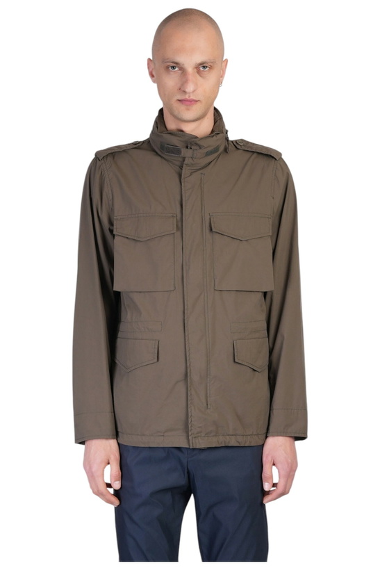 Photo: Aspesi Casual Jacket In Green Cotton