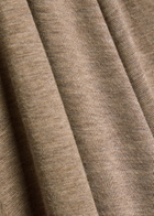 Vince Funnel-neck Jersey Midi Dress Beige