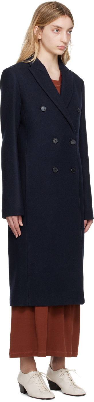 Joseph navy outlet coat