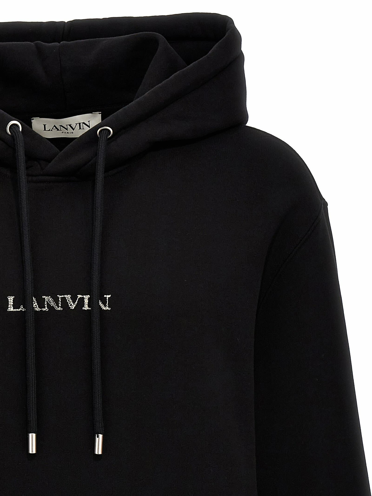 Lanvin Logo Embroidery Hoodie