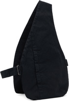 Dries Van Noten Navy One Shoulder Vest Pouch