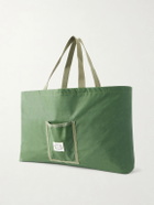 BODE - Logo-Embroidered Waxed-Cotton Tote Bag
