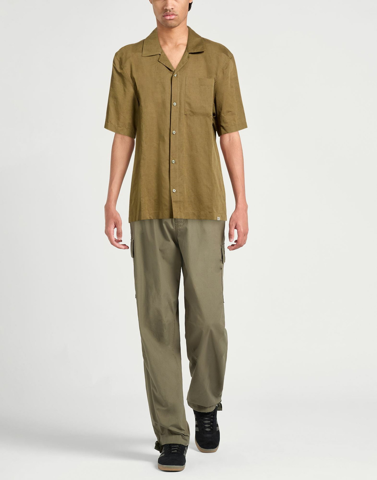 Colmar Mens Shirt Military in Green