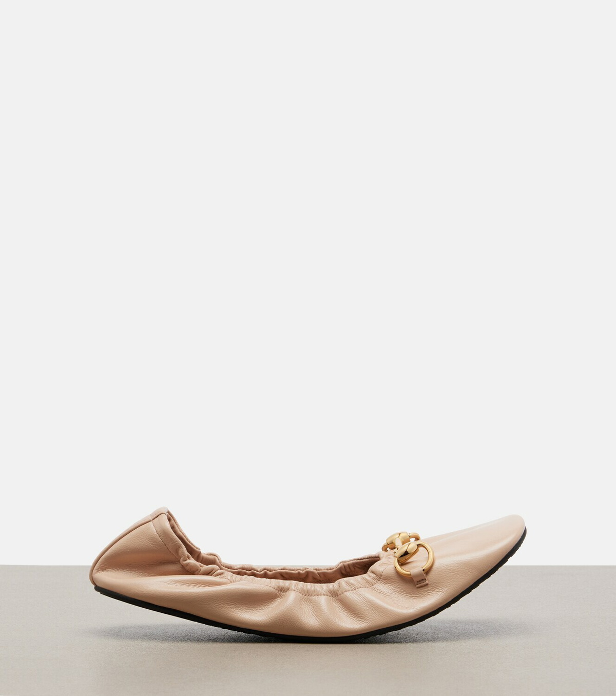 Gucci Prima Horsebit leather ballet flats