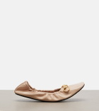 Gucci Prima Horsebit leather ballet flats