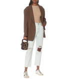GRLFRND - Mica high-rise straight jeans