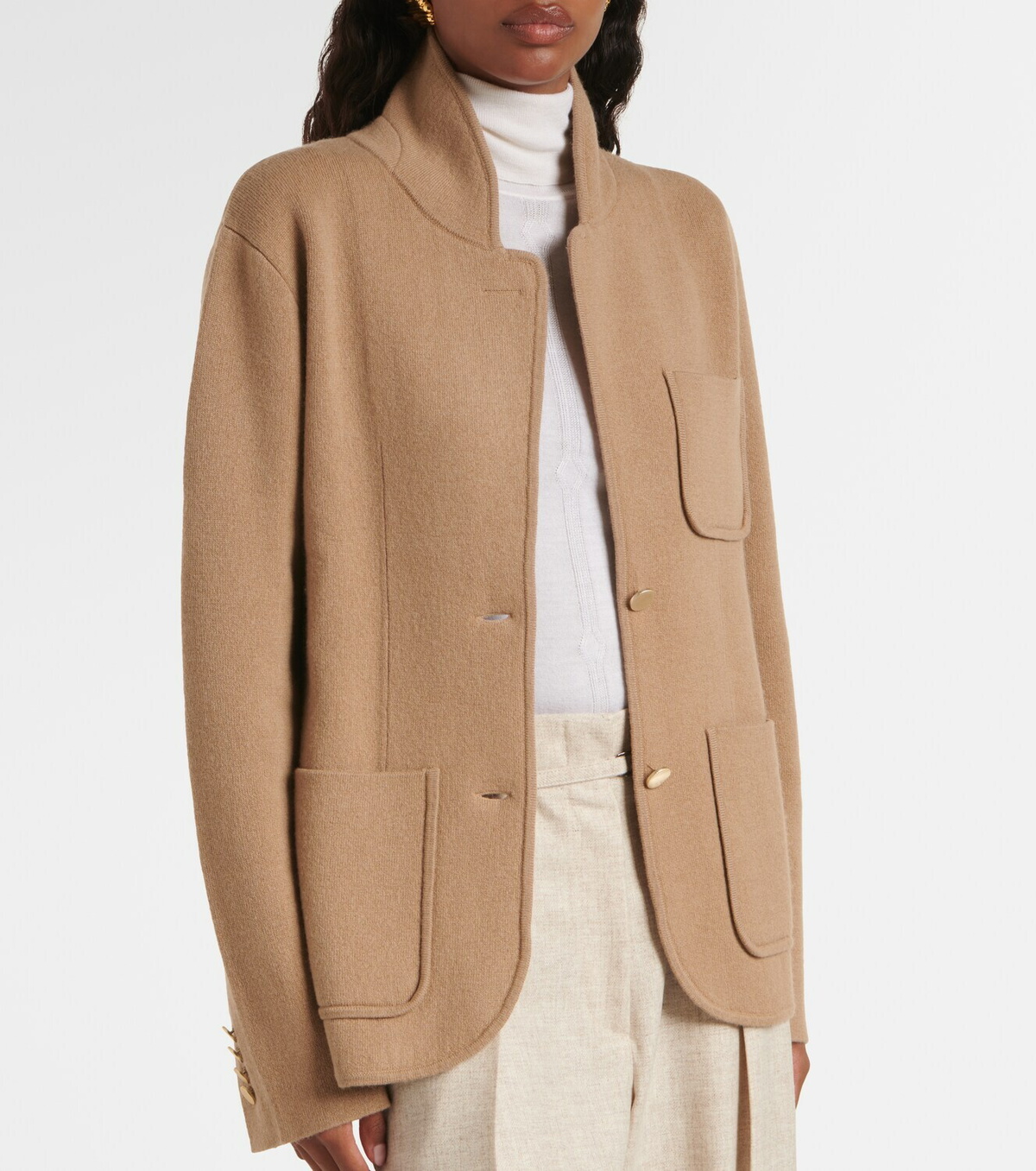 Jardin des Orangers Wool and cashmere blazer