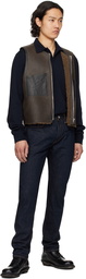 RRL Navy Slim Fit Once-Washed Selvedge Jeans