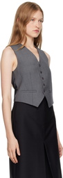 The Frankie Shop Gray Gelso Vest
