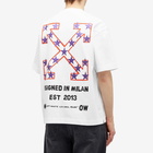 Off-White Men's Star Arrow Skate T-Shirt in White/Black