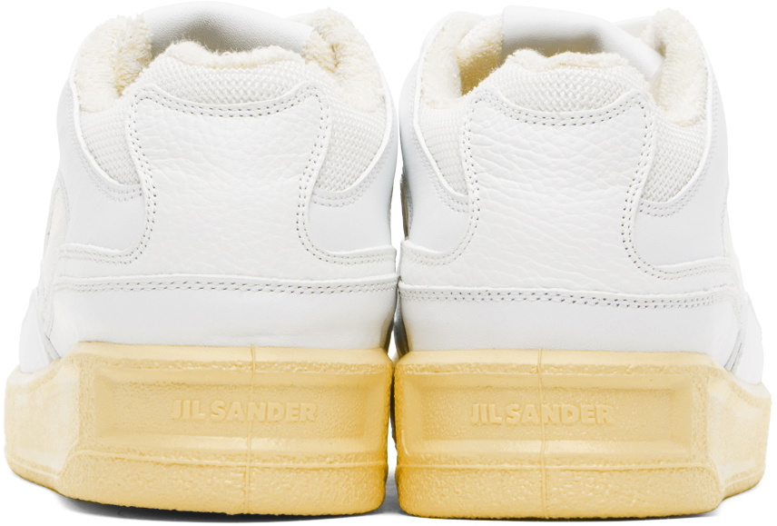Jil Sander White Low-Top Sneakers