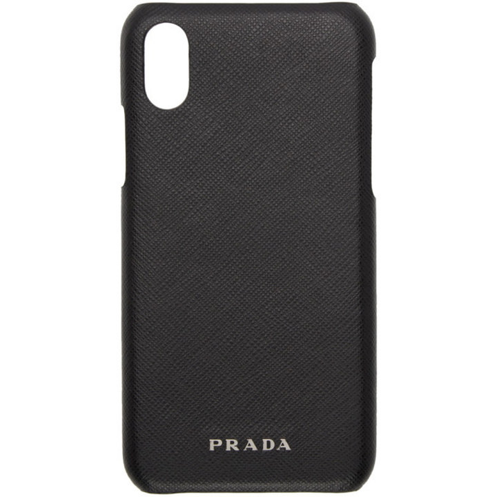 Photo: Prada Black Saffiano iPhone X Case