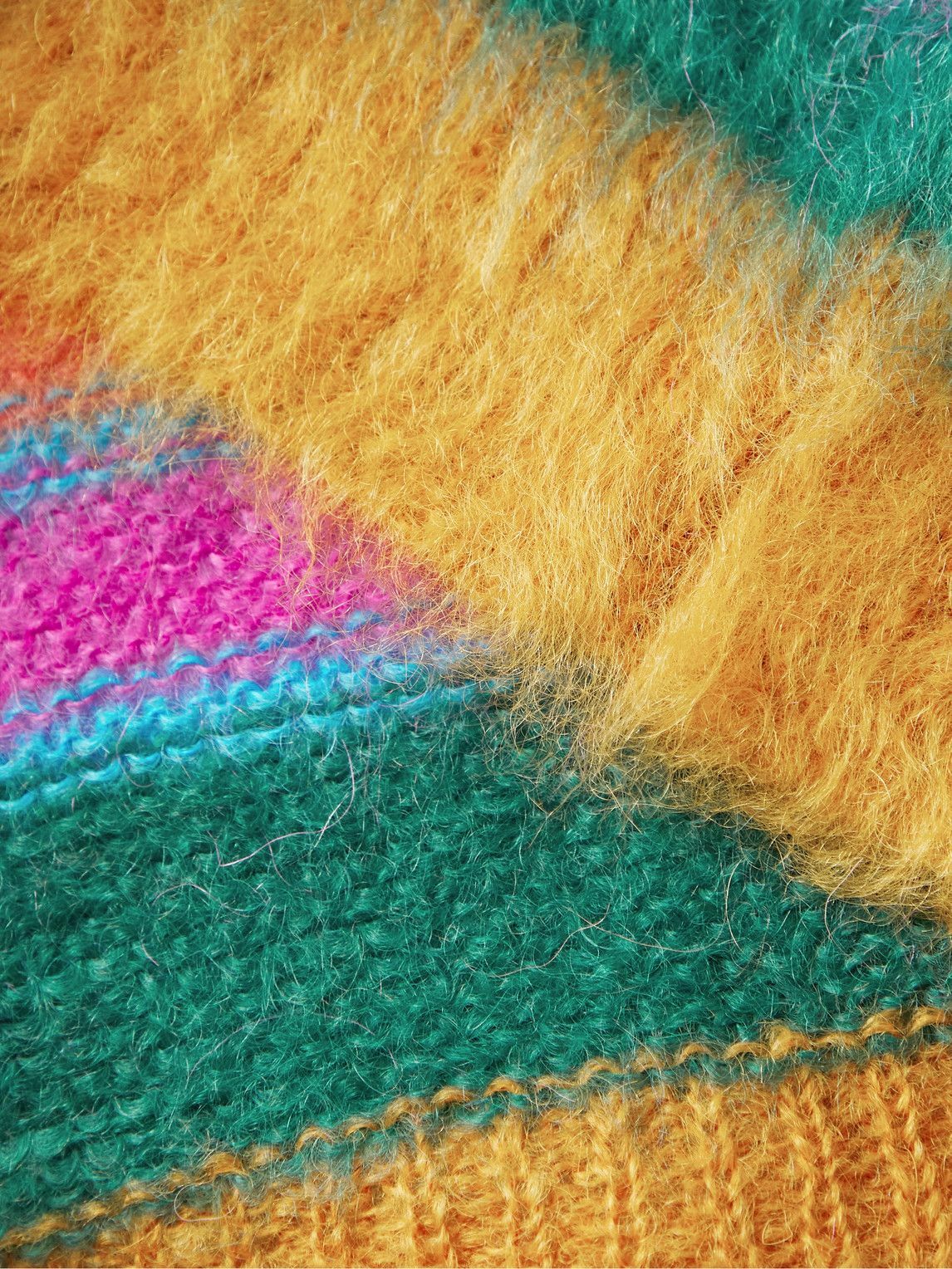 Marni - Striped Mohair-Blend Sweater - Multi