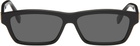 Fendi Black 'FF' Squared Sunglasses