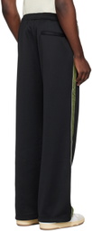 Lanvin Black Stripe Sweatpants