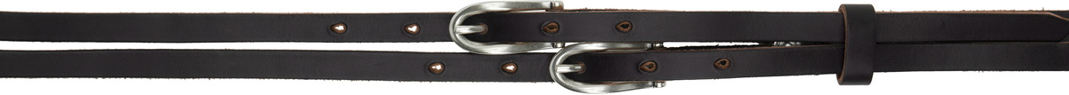 OUR LEGACY Black Twin Tongue Belt Our Legacy