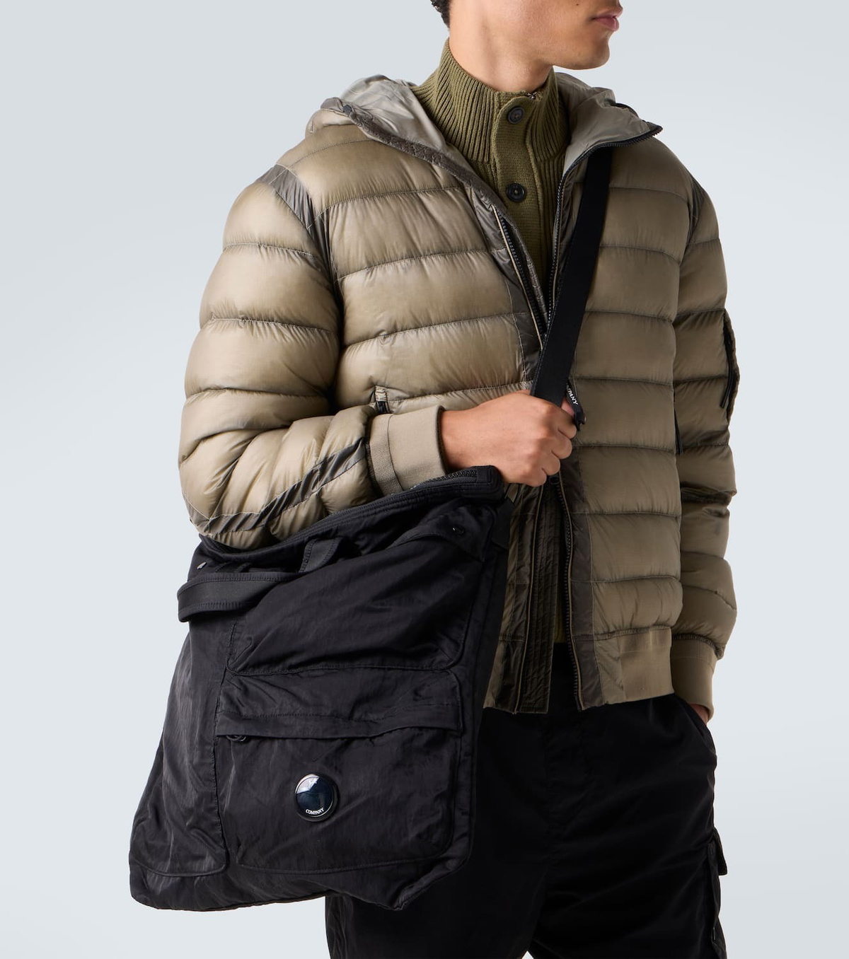 C.P. Company Logo duffel bag