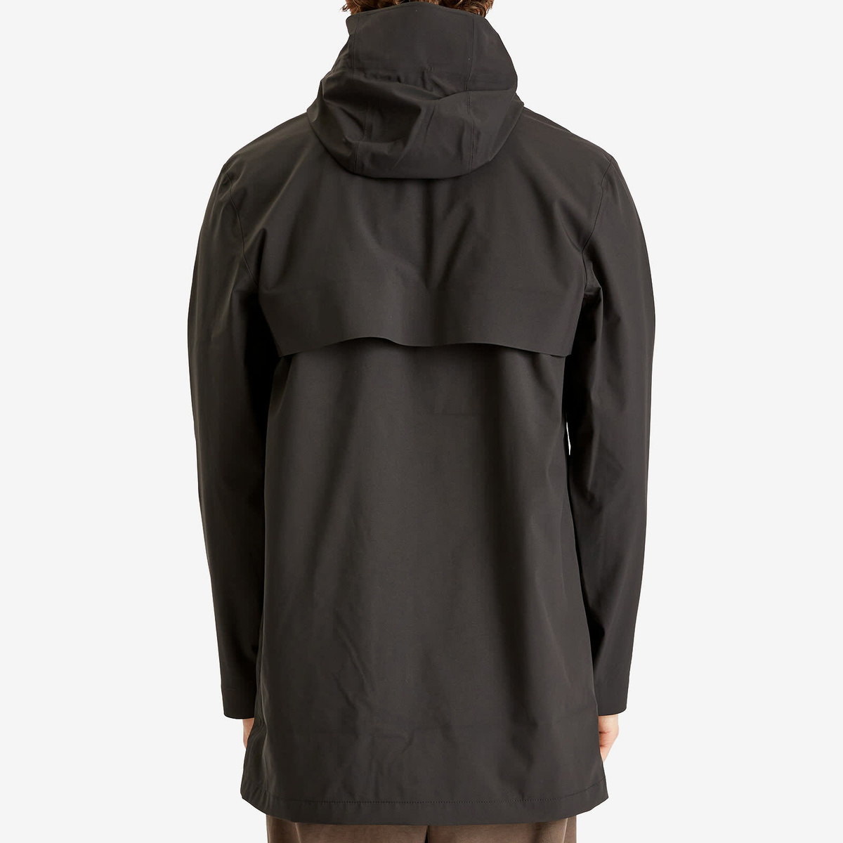 Rains Men's Suva Hardshell Long Jacket in Black