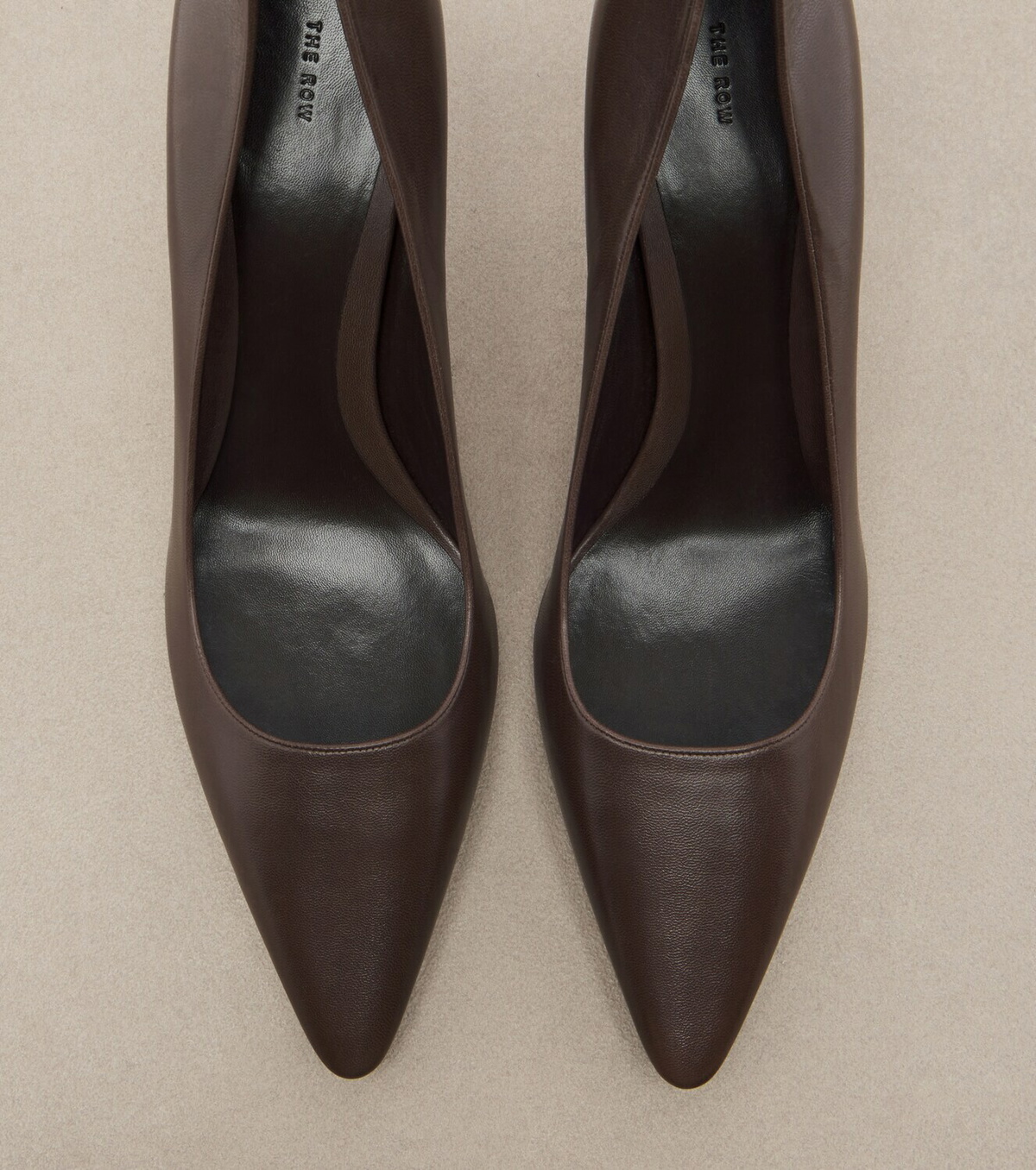 The Row Liisa leather pumps