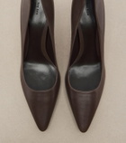 The Row Liisa leather pumps