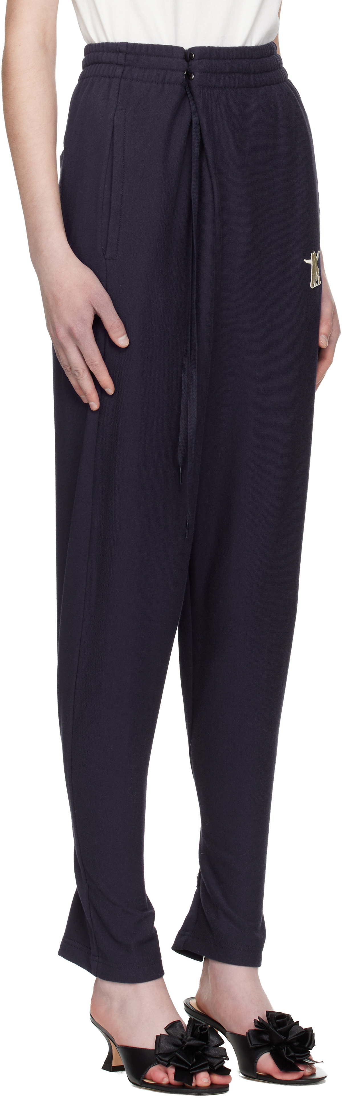 OPEN YY Navy Convertible Sweatpants