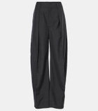 Lemaire Pleated twill wide-leg pants