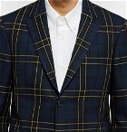 Joseph - Navy Hanford Prince of Wales Checked Cotton-Twill Suit Jacket - Navy
