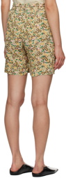 Nanushka Yellow Doxxi Shorts