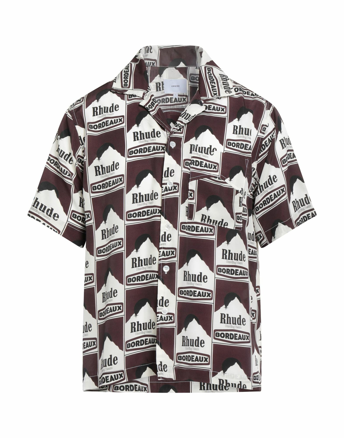 Rhude Mens Shirt Chocolate in Brown