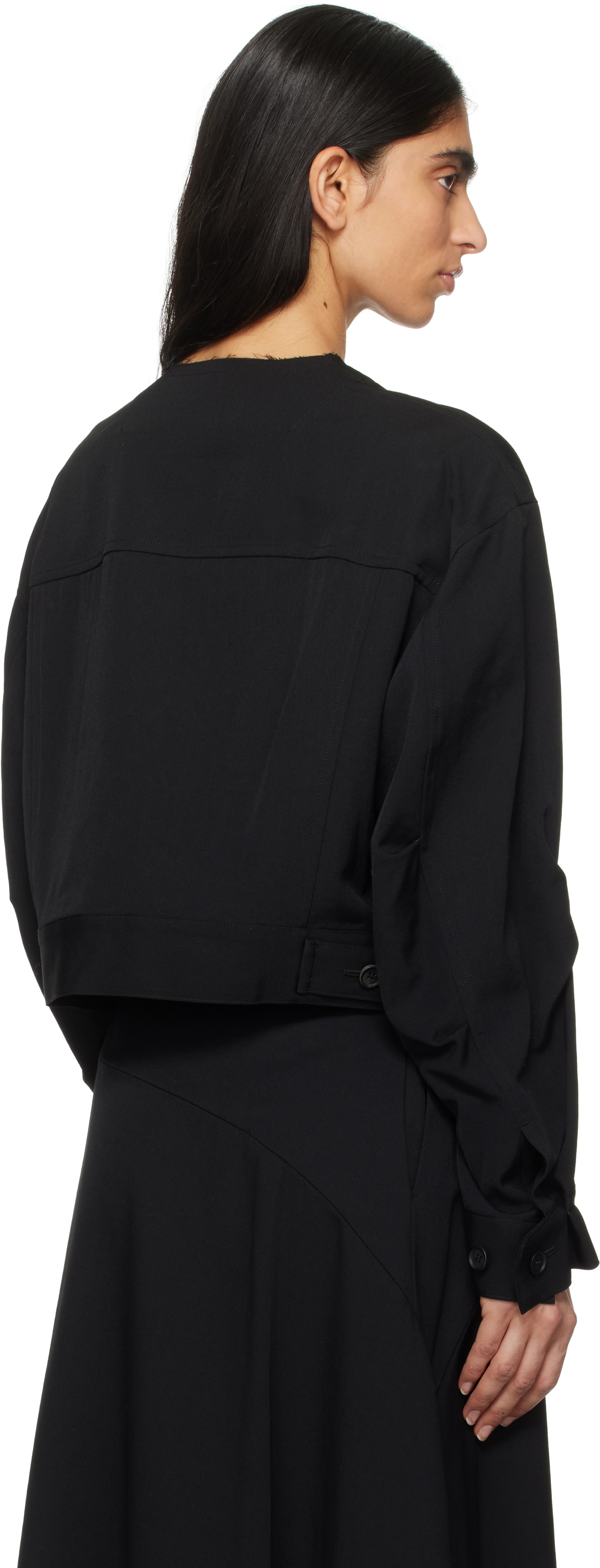 YOHJI YAMAMOTO Black Multi Pocket Jacket